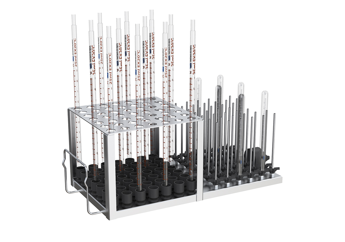 88 Displacement liquid tube and test tube basket